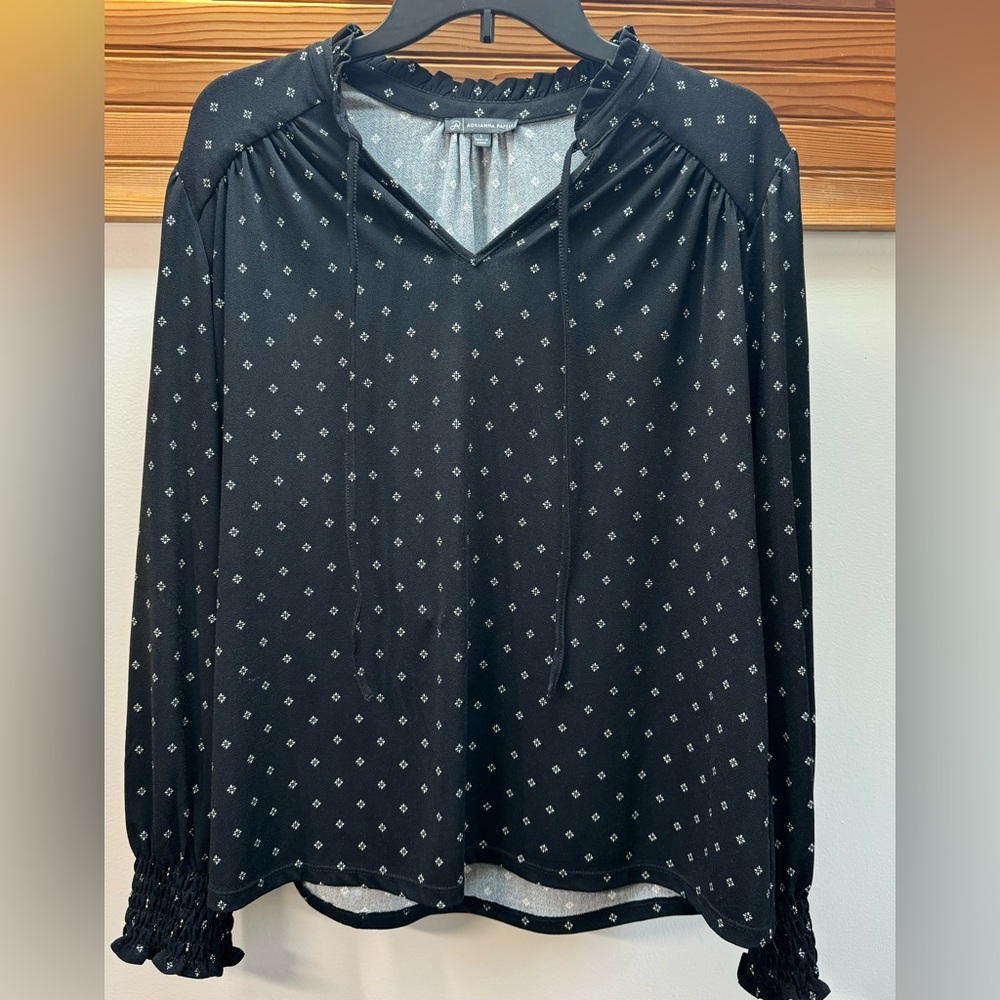 Adrianna Papell Women's Dress Top, Size Lg.
